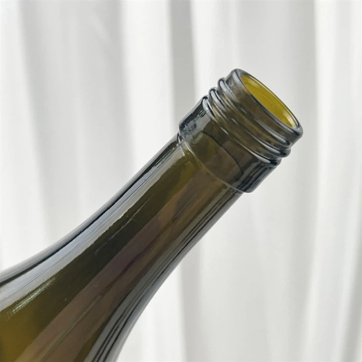 Wholesale Empty Glass Burgundy Bottles 750ml Ropp Finish